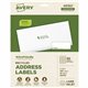 Avery Eco-Friendly Address Labels for Laser and Inkjet Printers, 1" x 2?" - 1" Width x 2 5/8" Length - Permanent Adhesive - Rect