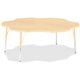 Jonti-Craft Berries Elementary Maple Laminate Six-leaf Table - For - Table TopLaminated, Maple Top - Four Leg Base - 4 Legs - He