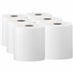 Kleenex Hard Roll Paper Towels with Premium Absorbency Pockets - 8" x 600 ft - White - Paper - 6 / Carton