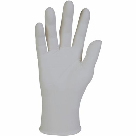 KIMTECH Sterling Nitrile Exam Gloves - 9.5" - X-Large Size - For Right/Left Hand - Light Gray - Latex-free, Textured Fingertip, 