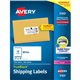 Avery Shipping Labels, Sure Feed, 2" x 4" 1,000 White Labels (5163) - 2" Width x 4" Length - Permanent Adhesive - Rectangle - La