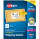 Avery Shipping Labels, Sure Feed, 3-1/3" x 4" , 600 White Labels (5164) - 3 21/64" Width x 4" Length - Permanent Adhesive - Rect