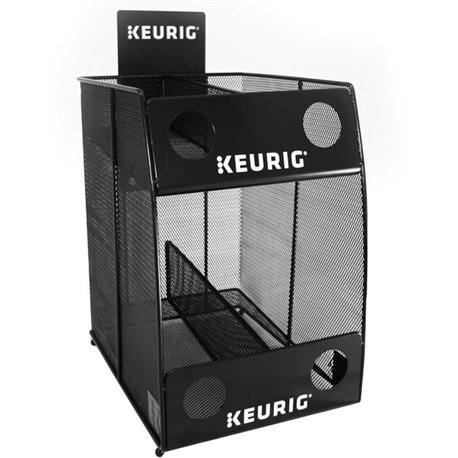 Keurig Mesh K-Cup Pod 4-Sleeve Storage Rack - Metal - 1 Carton