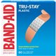 Band-Aid Tru-Stay Plastic Strips Adhesive Bandages - 0.75" - 60/Box - Tan