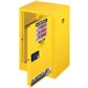 Justrite Flammable Liquid Cabinet - 18" x 23.3" x 35" - 1 x Shelf(ves) - 1 x Front Open Door(s) - Yellow