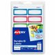 Avery Kids Gear Durable Labels - 3/4" Height x 1 3/4" Width - Permanent Adhesive - Rectangle - Laser, Inkjet - Matte - Assorted,