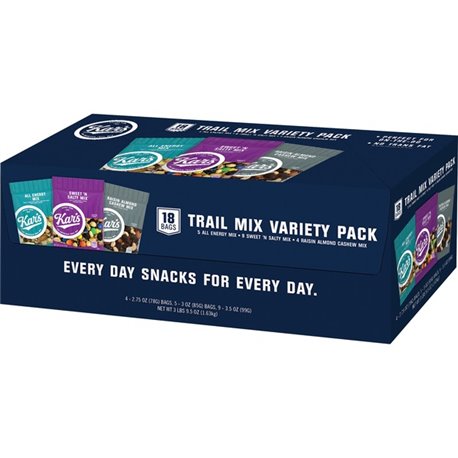 Kar's Nut and Fruit Variety Pack - Cholesterol-free, Fat-free - Fruit and Nut, Peanut, Almond, Mango, Banana, Date, Sunflower Ke