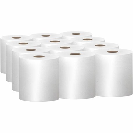 Scott Essential Universal High-Capacity Hard Roll Towels with Absorbency Pockets - 1 Ply - 8" x 1000 ft - 7.87" Roll Diameter - 