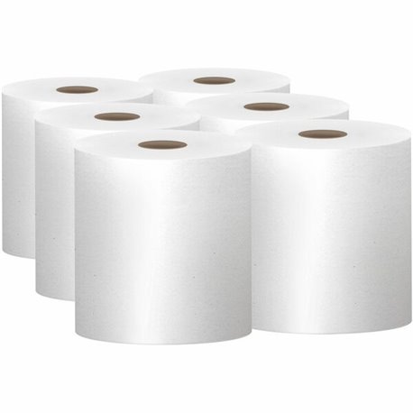 Scott Essential Universal High-Capacity Hard Roll Towels with Absorbency Pockets - 7.87" x 1000 ft - 1000 Sheets/Roll - White - 