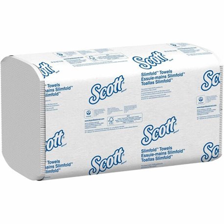 Scott Pro Slimfold Paper Towels - 7.50" x 11.60" - White - 90 Per Pack - 2160 / Carton