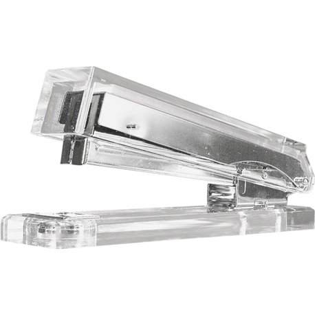 Kantek Clear Acrylic Stapler - 210 Staple Capacity - Full Strip - 1 Each