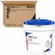 Wypall CriticalClean WetTask Wipers & Bucket - For Multi Surface - 6" Length x 12" Width - 140 / Roll - 6 / Carton - White