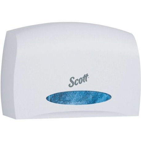 Scott Essential Coreless Jumbo Roll Toilet Paper Dispenser - Coreless Dispenser - 9.8" Height x 14.3" Width x 6" Depth - White -