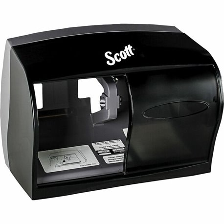 Scott Coreless Standard Roll Toilet Paper Dispenser - Coreless Dispenser - 2 x Roll - 7.6" Height x 11" Width x 6" Depth - ABS P