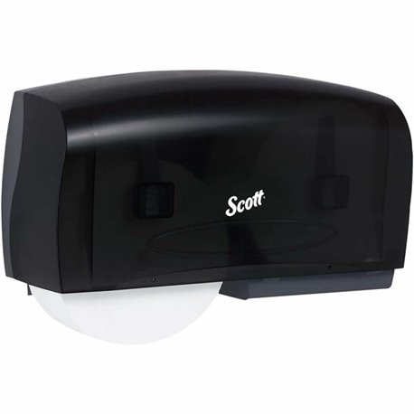 Scott Essential Coreless Jumbo Roll Toilet Paper Dispenser - Coreless Dispenser - 2 x Roll - 11" Height x 20" Width x 6" Depth -