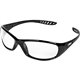 Kleenguard V40 Hellraiser Safety Eyewear - Ultraviolet Protection - Clear Lens - Black Frame - Lightweight, Flexible, Comfortabl