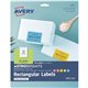Avery Pin-Style Name Badges - 3 1/2" x 2 1/4" - 100 / Box - White, Clear
