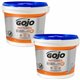 Gojo Fast Towels Hand/Surface Cleaner - 9" x 10" - White - 225 Per Canister - 2 / Carton