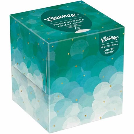 Kleenex Professional Facial Tissue Cube for Business - 2 Ply - 8.40" x 8" - White - 90 / Box