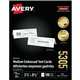 Avery Medium Tent Cards for Laser and Inkjet Printers, 2�" x 8�" - 97 Brightness - 2 1/2" x 8 1/2" - 100 / Box - Perforated, Hea