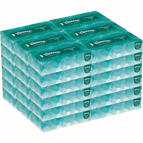 Kimberly-Clark Facial Tissue With Pop-Up Dispenser - 2 Ply - White - 100 Per Box - 36 / Carton