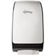 Kleenex Mod Scottfold Folded Towel Dispenser - 18.8" Height x 5.5" Width x 10.7" Depth - White - Tear Resistant, Key Lock, Trans