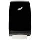 Scott Scott Scottfold Folded Towel Dispenser - 18.8" Height x 10.7" Width x 5.5" Depth - Black - Key Lock, Translucent, See-thro