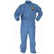 Kleenguard A60 Coveralls - Zipper Front, Storm Flap, Elastic Back, Wrists & Ankles - Recommended for: Manufacturing, Maintenance