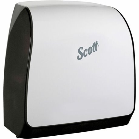 Scott Slimroll Towel Dispenser - Touchless Dispenser - 13" Height x 12.7" Width x 7.2" Depth - Plastic - White - Anti-bacterial,