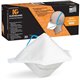 Kleenguard N95 Pouch Respirator - Recommended for: Face - Regular Size - Airborne Particle Protection - White - Comfortable, Bre