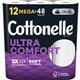 Cottonelle Ultra ComfortCare Bath Tissue - 2 Ply - 268 Sheets/Roll - White - Fiber - 12 / Pack