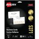 Avery Micro-Perforated Business Cards for Laser Printers, 2" x 3�" - 97 Brightness - A4 - 8 1/2" x 11" - 80 lb Basis Weight - 21