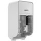 Kimberly-Clark Professional ICON Standard Roll Vertical Toilet Paper Dispenser - Coreless - 2 x Roll - White Mosaic - Refillable