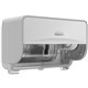 Kimberly-Clark Professional ICON Standard Roll Horizontal Toilet Paper Dispenser - Coreless - 2 x Roll - White Mosaic - Refillab