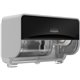 Kimberly-Clark Professional ICON Standard Roll Horizontal Toilet Paper Dispenser - Coreless - 2 x Roll - Black Mosaic - Refillab