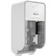 Kimberly-Clark Professional ICON Standard Roll Vertical Toilet Paper Dispenser - Coreless - 2 x Roll - Cherry Blossom - Refillab