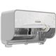 Kimberly-Clark Professional ICON Standard Roll Horizontal Toilet Paper Dispenser - Coreless - 2 x Roll - Ebony Woodgrain - Refil