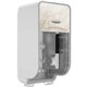 Kimberly-Clark Professional ICON Standard Roll Vertical Toilet Paper Dispenser - Coreless - 2 x Roll - Warm Marble - Refillable,