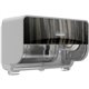 Kimberly-Clark Professional ICON Standard Roll Horizontal Toilet Paper Dispenser - Coreless - 2 x Roll - Warm Marble - Refillabl