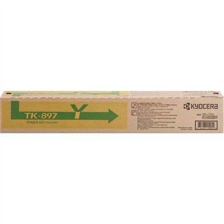 Kyocera Original Toner Cartridge - Laser - 6000 Pages - Yellow - 1 Each