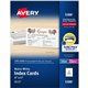 Avery Laser, Inkjet Printable Index Cards - 97 Brightness - A7 - 3" x 5" - 150 / Box - Perforated, Smudge-free, Jam-free, Uncoat