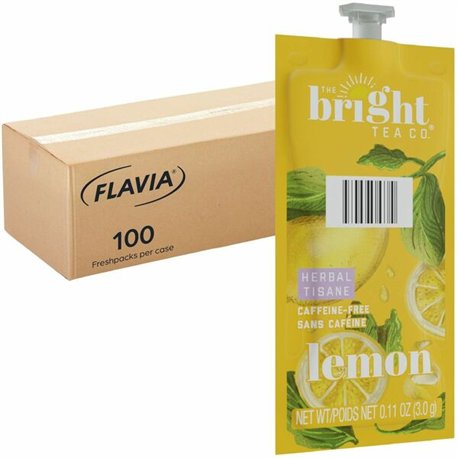 The Bright Tea Co. Lemon Herbal Tea Freshpack - 100 / Carton
