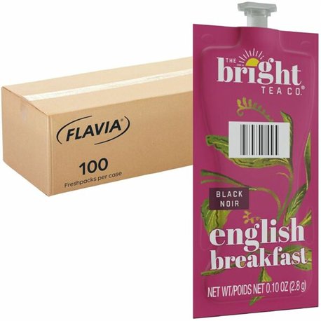 The Bright Tea Co. English Breakfast Black Tea Freshpack - 100 / Carton