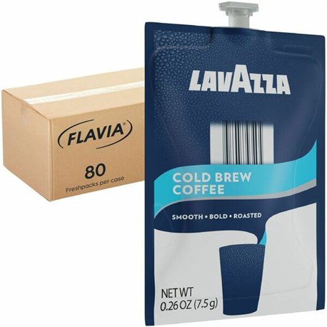 Lavazza Freshpack Cold Brew Coffee - Compatible with Flavia Creation 300 with Chill Refresh Module, Flavia Creation 600 with Chi