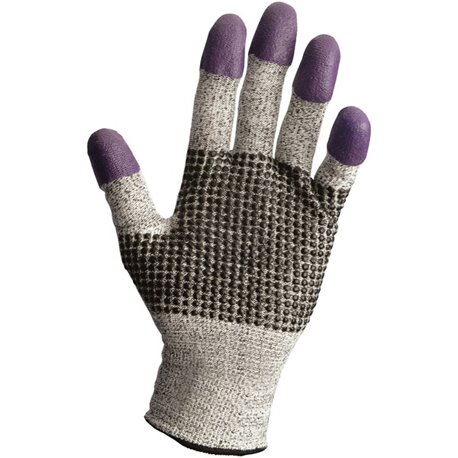 Kleenguard G60 Level 3 Purple Nitrile Cut-Resistant Gloves - 8 Size Number - Medium Size - For Right/Left Hand - Purple - Cut Re