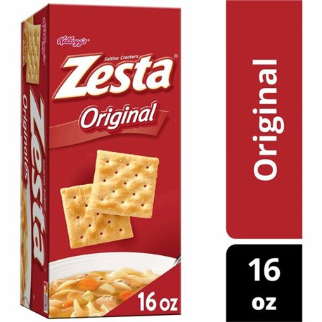 Kellogg's Zesta Saltine Crackers - Original - 16 oz - 1 Box