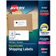 Avery Repositionable Labels, Sure Feed, 2" x 4" , 1,000 Labels (55163) - 2" Width x 4" Length - Rectangle - Laser - White - Pape