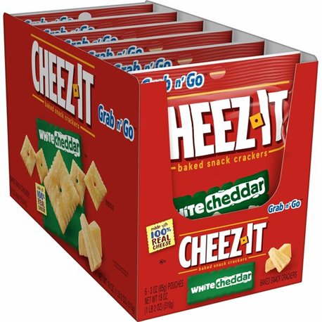 Cheez-It White Cheddar Crackers - White Cheddar - 15 oz - 6 / Box