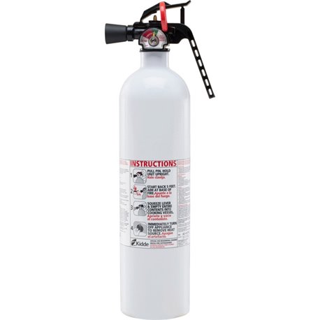 Kidde Fire Kitchen Fire Extinguisher - Lightweight, Non-toxic, Corrosion Resistant, Impact Resistant, Rust Resistant - White