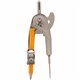 CLI Metal Ball Bearing Compass - Metal - Chrome - 1 Dozen